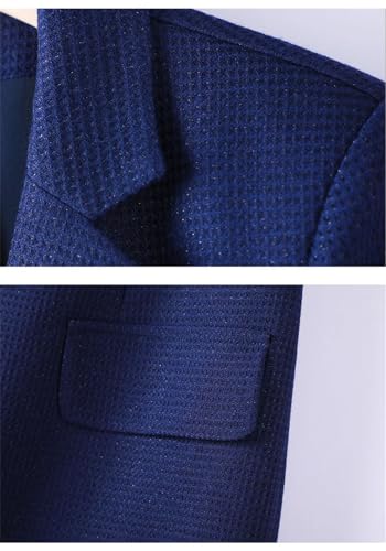 Women Solid Long Sleeve Notch Collar Cropped Jacket High Waist Split Straight Pencil Skirt 2 Piece Suits Sets