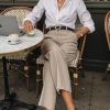 Womens Dress Shirts Long Sleeve Button Down Shirt Work Wear