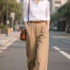 Womens Dress Shirts Long Sleeve Button Down Shirt Work Wear
