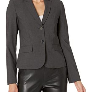 Women's Two Button Lux Blazer (Petite, Standard, & Plus)