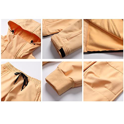 Women Ski Jacket and Pants Set Couples Windproof Ski Suits Mens Waterproof Two Piece Snowsuits for Winter Sports
