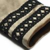 Women Beading Long Sleeve Coat Skirts Suit Polka Dots Mesh Black Skirt 2 Pieces Set