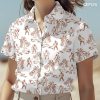 Bigfoot Print Hawaiian Shirt, Tropical Sasquatch Casual Button Shirt, Summer Monster Unique Shirt, Birthday Gifts