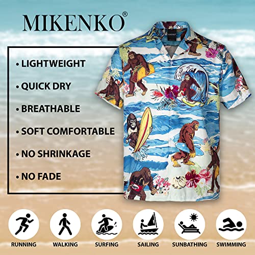 Funny Mens Hawaiian Shirts Short Sleeve Button Up Beach Summer Button Down Hawaiian Shirt for Men Women
