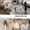 Womens Linen Button Down Shirt Casual Long Sleeve Cotton Blouse Loose Fit Collared Work Gauze Tops with Pocket