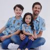 Chewbacca Darth Vader R2-D2 Stormtrooper TIE Fighter X-Wing Matching Family Hawaiian Button Down Shirt Adult