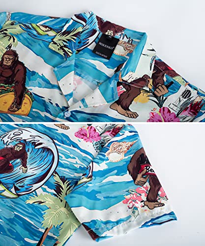 Funny Mens Hawaiian Shirts Short Sleeve Button Up Beach Summer Button Down Hawaiian Shirt for Men Women