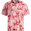 Men's Hawaiian Shirt Short Sleeve Funny Printed Casual Button Down Aloha Shirts