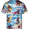 Funny Mens Hawaiian Shirts Short Sleeve Button Up Beach Summer Button Down Hawaiian Shirt for Men Women