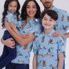 Chewbacca Darth Vader R2-D2 Stormtrooper TIE Fighter X-Wing Matching Family Hawaiian Button Down Shirt Adult