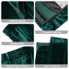Women's 2 Piece Velvet Suit Notch Lapel One Button Slim Fit Business Party Wedding Tuxedo Blazer Pants Set