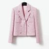 tweed jacket+skirt set, autumn and winter women's 2-piece set classic and elegant suit with set