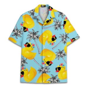 Funny Festival Pattern Hawaiian Shirt for Men Coloful Mens Hawaiian Shirts Short Sleeve Button Down Shirt Men