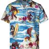 Funny Mens Hawaiian Shirts Short Sleeve Button Up Beach Summer Button Down Hawaiian Shirt for Men Women