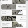 2025 Women's Spring Hooded Blazer Jacket Double-Breasted Oversize Loose Fully-Lined Work Office Suit with Pockets