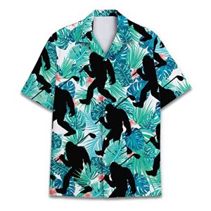 Hawaiian Shirt for Men Aloha Vintage Mens Hawaiian Shirts Short Sleeve Button Down Shirt Men