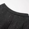 Set Female Winter Short Jacket Pleated Skirt Two-Piece Set