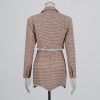 Women's Skirt Suit Spring Summer Cropped Casual Blazer High Waist Skirt 2 Piece Set for Women